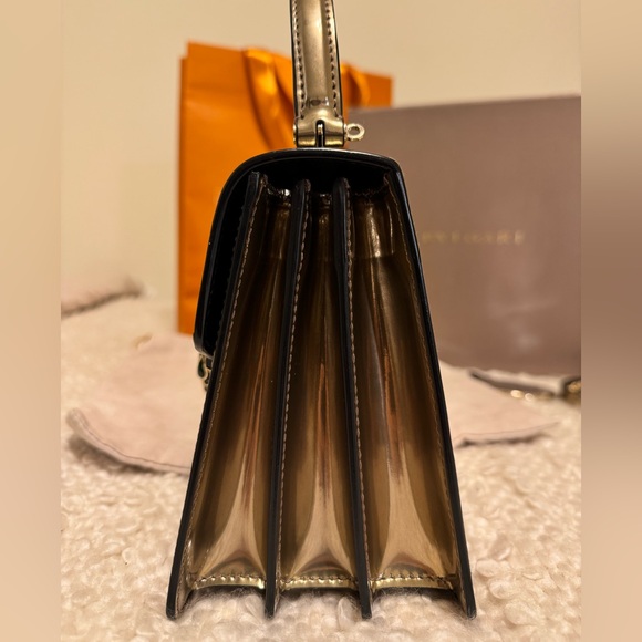 Bulgari Metallic Calfskin Serpenti Forever Top Handle Silver - Picture 8 of 10